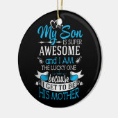 Mijn zoon is super geweldige keramisch ornament (Links)