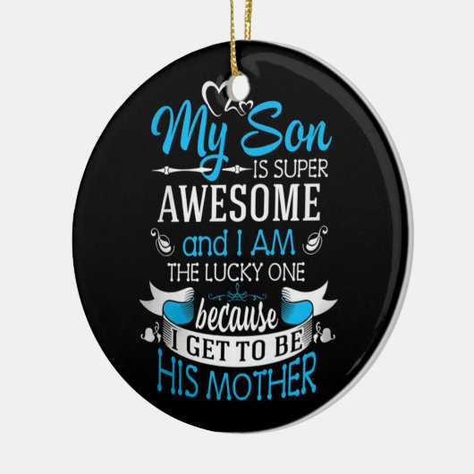 Mijn zoon is super geweldige keramisch ornament (Links)