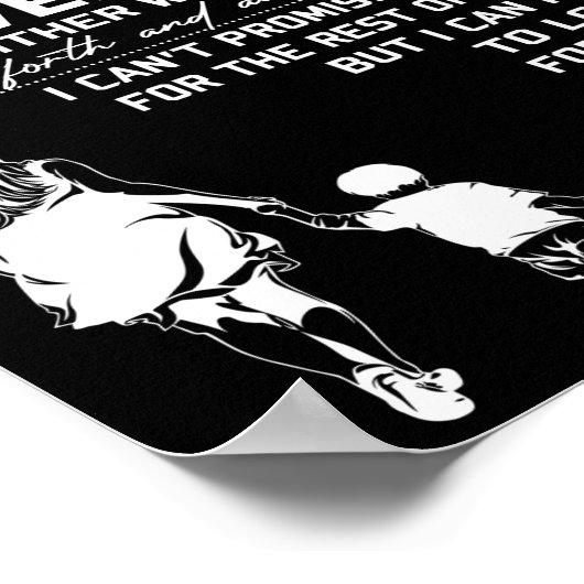 Mijn zoon Love Mam Poster (Hoek)