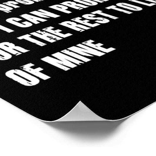 Mijn zoon Love papa Poster (Hoek)