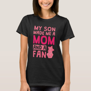 Mijn zoon maakte me een moeder en een vader t-shirt