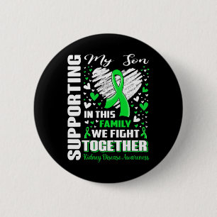 Mijn zoon Nierziekte Bewustzijn Ronde Button 5,7 Cm