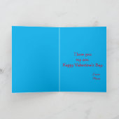 Mijn zoon op Valentijnsdag, mooie leeuw Kaart (Binnen)