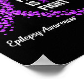 Mijn zoon vecht is mijn anti-epilepsiegertheid poster (Hoek)