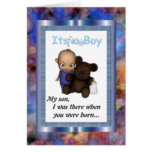 Mijn Zoon Weddenschap Card (Voorkant)