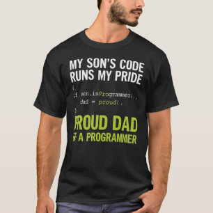 Mijn Zoon's Code Laat Mijn Trots Lopen T-shirt