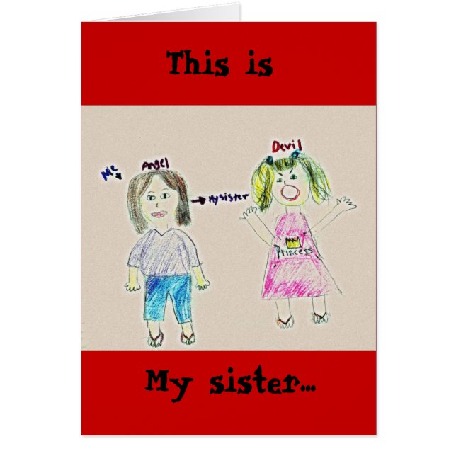 Mijn zus... dit is (Voorkant)