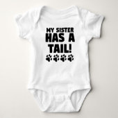 Mijn zus heeft een staart romper (Voorkant)