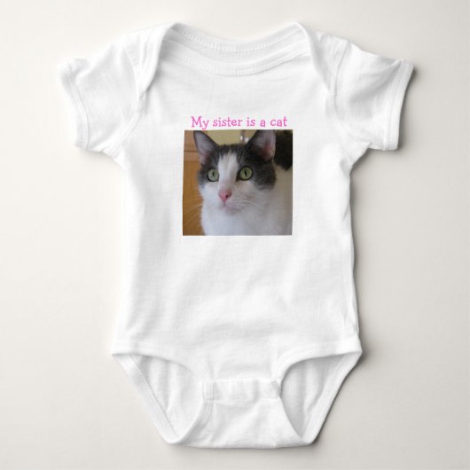Mijn zus is een kat romper (Voorkant)