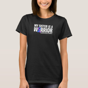 Mijn zus is een krijger van reumatoïde artritis t-shirt