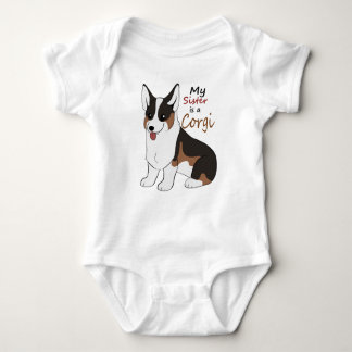 Mijn zus is een Tricolor Corgi Romper