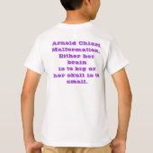Mijn zus is een Zipper Head. T-shirt (Achterkant)