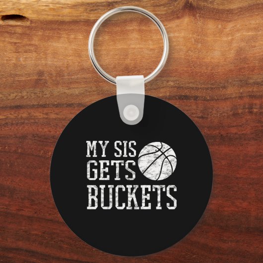 Mijn zus krijgt emmers - broer Bysketbyll Sister Sleutelhanger (Voorkant)
