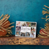 Mijn zus, mijn hart - aangepaste fotoplaquette fotoplaat (Zijkant)