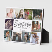 Mijn zus, mijn hart - aangepaste fotoplaquette fotoplaat (Zijkant)