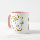 Mijn Zus Mijn Vriend Koffie Mok (Voorkant links)