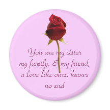 Mijn zus, mijn vriend magneet