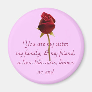 Mijn zus, mijn vriend magneet