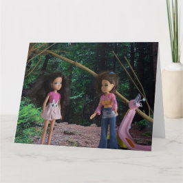 Mijn zus ontmoeten in het bos kaart