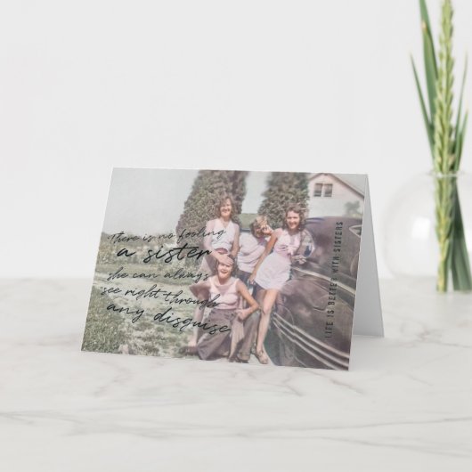 MIJN ZUS WENSKAART BEDANKKAART (Voorkant)