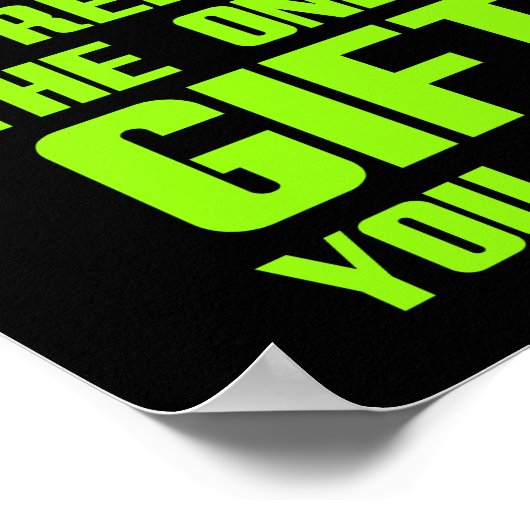 Mijn zus zijn is echt het enige cadeautje grappige poster (Hoek)