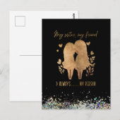 Mijn zuster briefkaart (Voorkant / Achterkant)