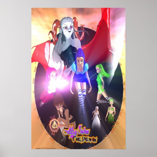 Mijn zuster de demon poster (Voorkant)