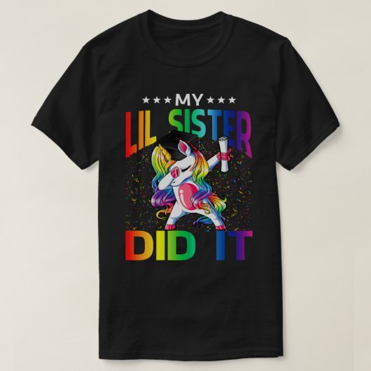 Mijn zuster deed het Afstuderen afgestudeerde Unic T-shirt (Design voorkant)