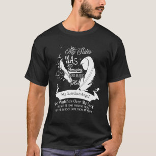 Mijn zuster Guardian Angel Memorial Day Angel Zist T-shirt