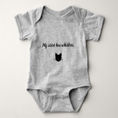 Mijn zuster heeft Baby Bodysuit (Voorkant)