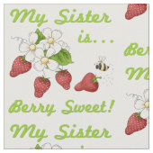 Mijn zuster is Berry Sweet Stof (Close Up)