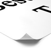 Mijn zuster is de beste Engelse leraar Poster (Hoek)