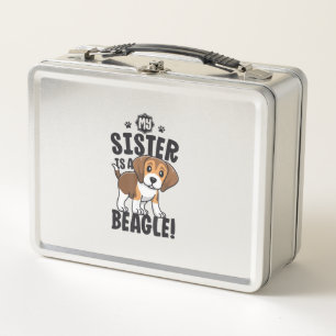 Mijn zuster is een beagle Shirt Kinder beagle Shir