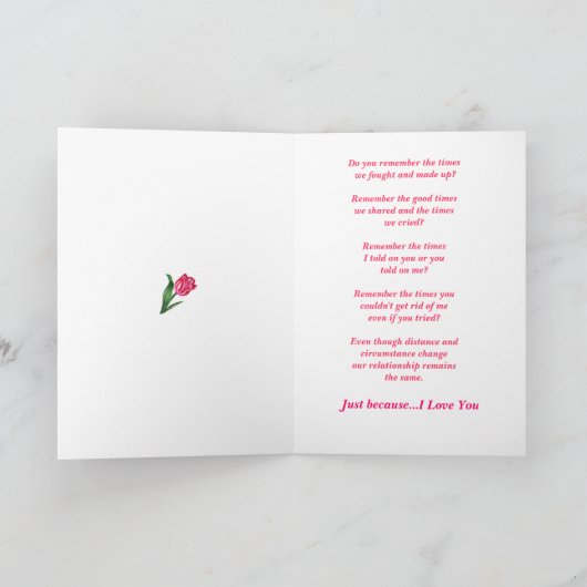 Mijn Zuster Kaart (Binnen)