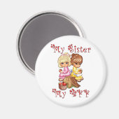 Mijn zuster Mijn BFF Magneet (Voorkant / Achterkant)