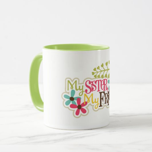 Mijn zuster Mijn Vriend Combo Mok (Voorkant links)