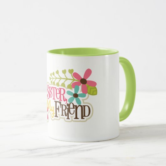 Mijn zuster Mijn Vriend Combo Mok (Voorkant rechts)