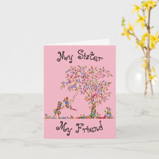 Mijn Zuster, Mijn Vriend Kaart (Gele Bloem)