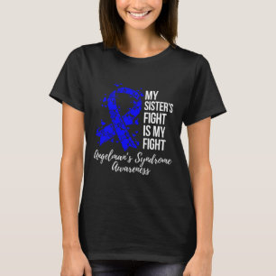 Mijn zusters gevecht is mijn gevecht met het syndr t-shirt