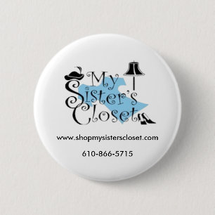 Mijn zuster's kast ronde button 5,7 cm