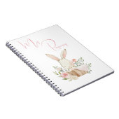 Mijn Zwangerschap Foto van Pink Bunny Rabbit Notitieboek (Rechterzijde)