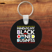 Mijn zwart bezeten bedrijf Afrikaanse geschiedenis Sleutelhanger (Voorkant)