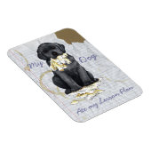 Mijn zwarte lab Ate Mijn Lesson Plan Magneet (Rechterzijde)