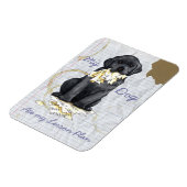 Mijn zwarte lab Ate Mijn Lesson Plan Magneet (Linkerzijde)