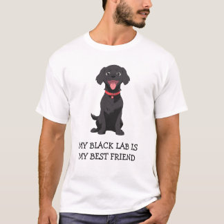 Mijn zwarte lab is mijn beste vriend t-shirt