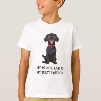 Mijn zwarte lab is mijn beste vriend t-shirt