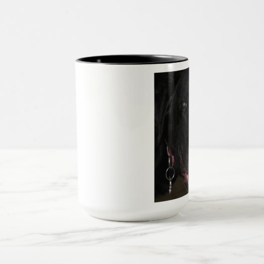 Mijn zwarte lab mok (Midden)