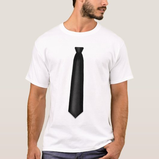Mijn zwarte Stropdas T-Shirt (Voorkant)