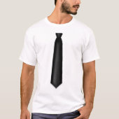 Mijn zwarte Stropdas T-Shirt (Voorkant)