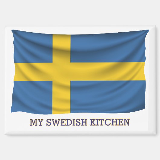 Mijn Zweedse keukenmagneet Magneet (Voorkant)